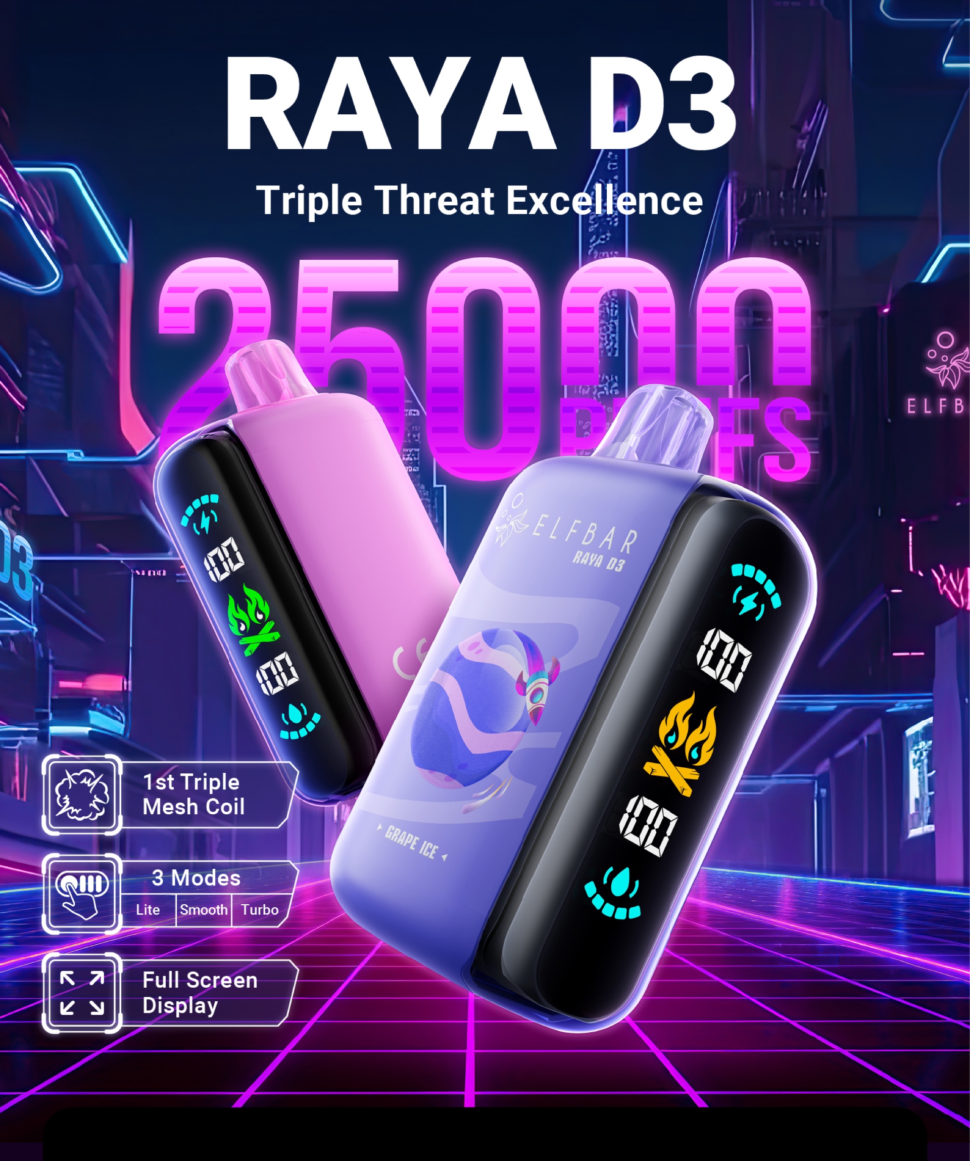 ELFBAR RAYA D3